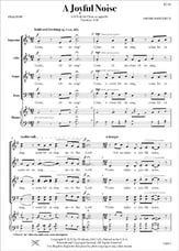 A Joyful Noise SATB choral sheet music cover